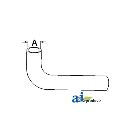 A & I Products Radiator Hose, Lower 10" x1.2" x1.2" A-70229209